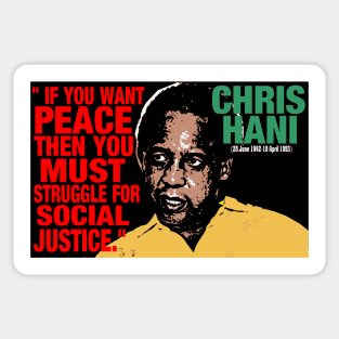 CHRIS HANI Sticker